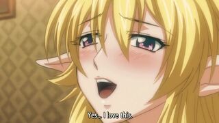 Elf with Big Tits Loves to Make on Ahegao Face and Fuck